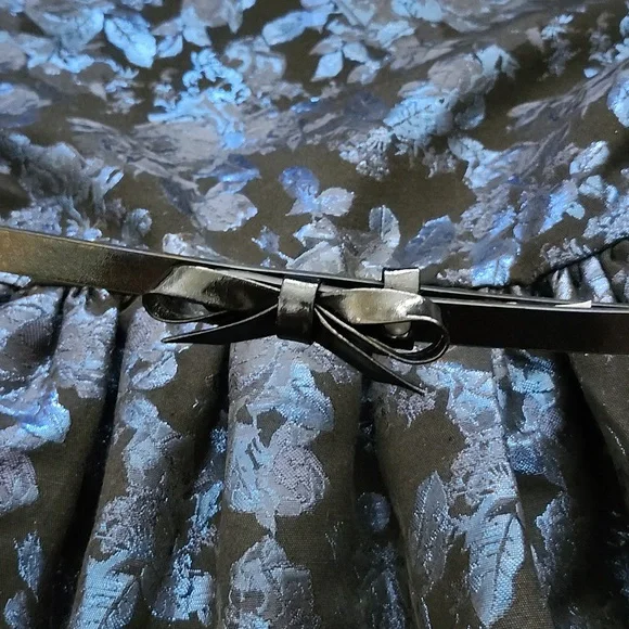 NWT! Place Special Occasion Elegant Blue Floral Kids Dress; 16 - Picture 6 of 14